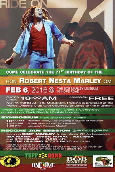 Bob Marley's 71st Birthday Celebration