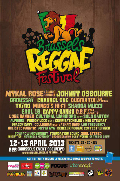 Brussels Reggae Festival 2013
