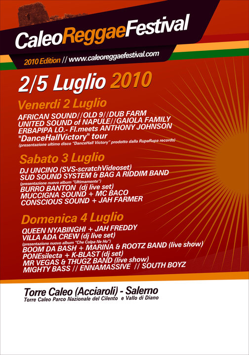 Caleo Reggae Festival 2010