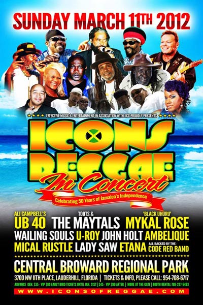 Icons of Reggae 2012