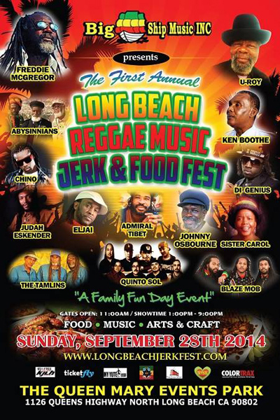 Long Beach Reggae Music Jerk & Food Fest 2014