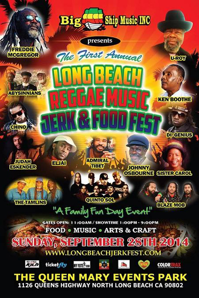 Long Beach Reggae Music Jerk & Food Fest 2014