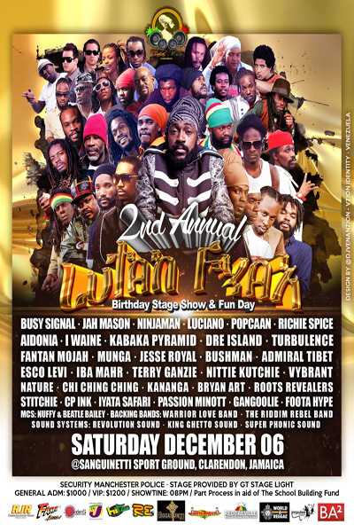 Lutan Fyah Birthday Bash 2014