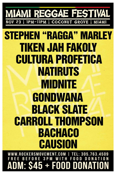Miami Reggae Festival 2013