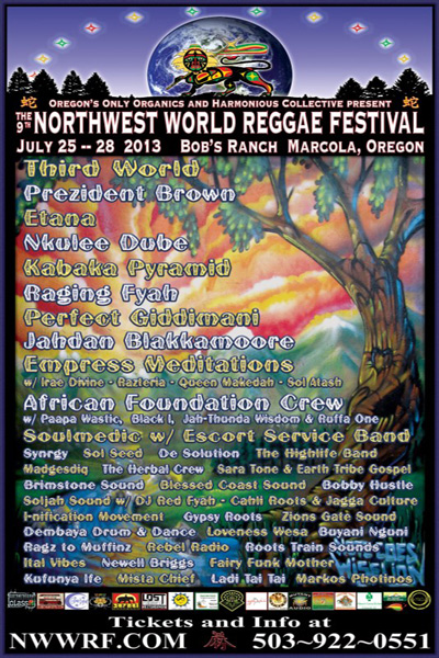 NW World Reggae Festival 2013
