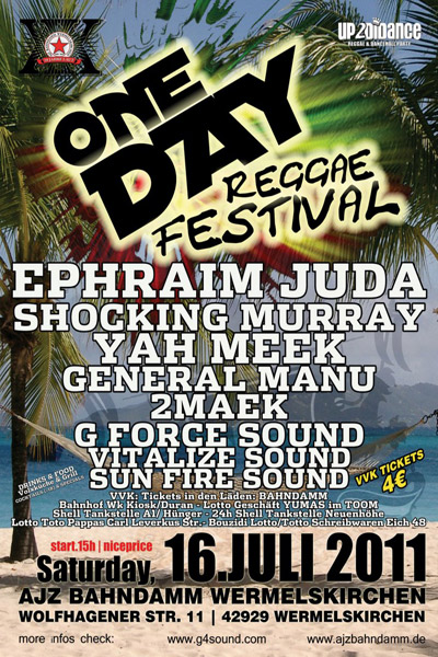 One Day Reggae Festival 2011