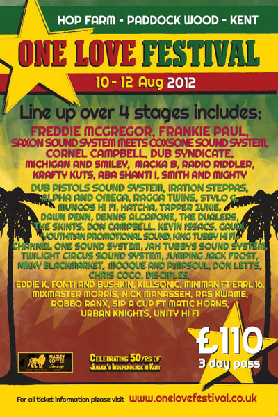 One Love Festival 2012