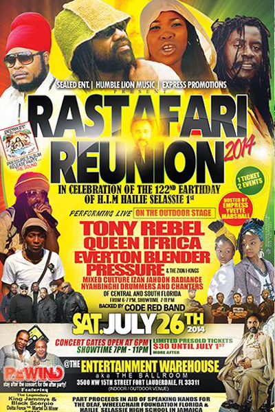 Rastafari Reunion 2014