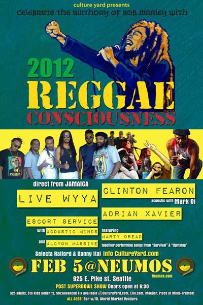 Reggae Consciousness 2012