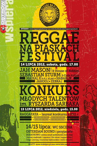 Reggae na Piaskach 2012