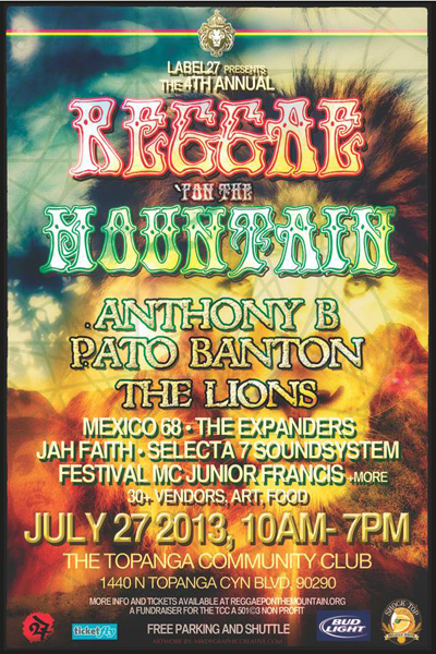 Reggae Pon The Mountain 2013