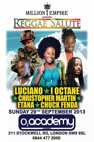 Reggae Salute London 2013