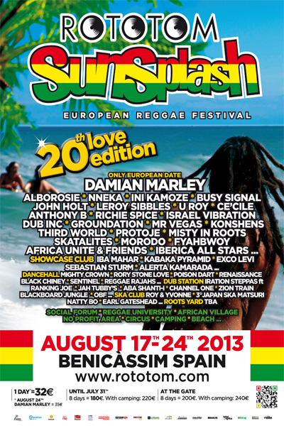 Rototom Sunsplash 2013