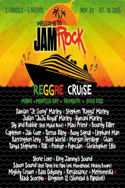 Welcome To Jamrock Reggae Cruise 2015 #2