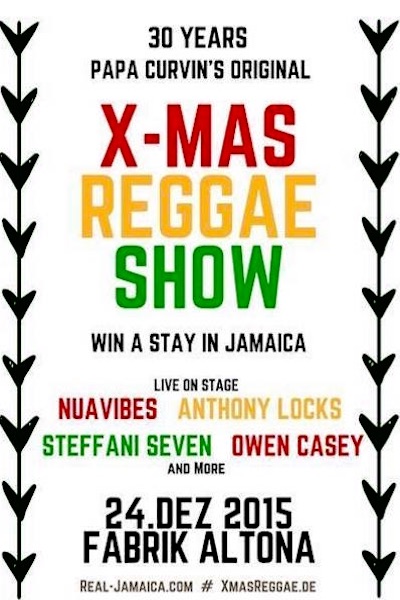 Jamaica Papa Curvin's Xmas Reggae Show 2015