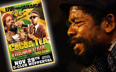 Review, Videos & Photos: Cocoa Tea & Frankie Paul in Wuppertal, Germany 11/29/2011