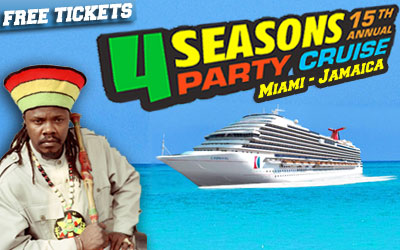 FREE TICKETS: 4 Seasons Party Cruise 2011 to Jamaica