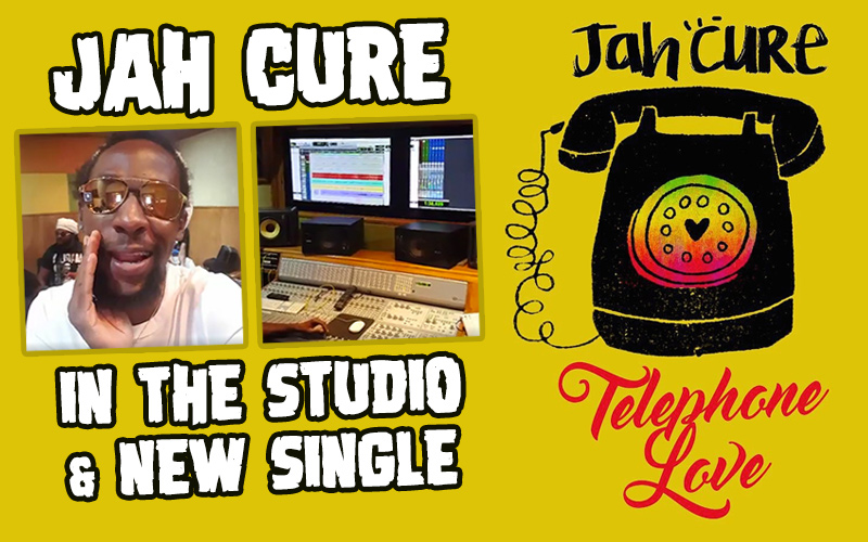 In The Studio... Jah Cure Working On New Album