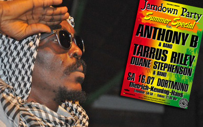 Review, Videos & Photos: Anthony B, Tarrus Riley, Duane Stephenson & Dean Fraser in Dortmund 7/16/2011
