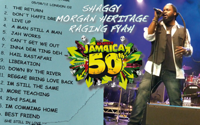 Review: Shaggy, Morgan Heritage & Raging Fyah @ Respect Jamaica 50th
