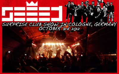 Seeed: Secret Club Show in Cologne, Germany 10/3/2012