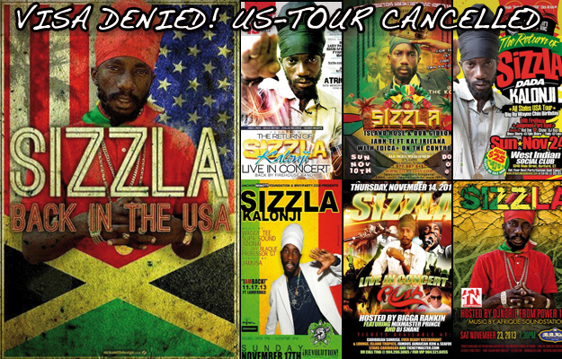 US-Tour Cancelled! No Visa For Sizzla