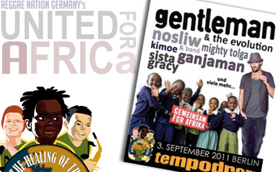 Gentleman, Nosliw, Ganjaman and more... @ United For Africa in Berlin 9/3/2011