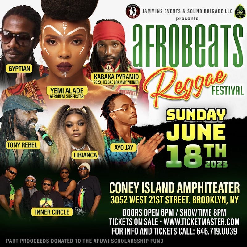 Cancelled: Afrobeats Reggae Festival 2023