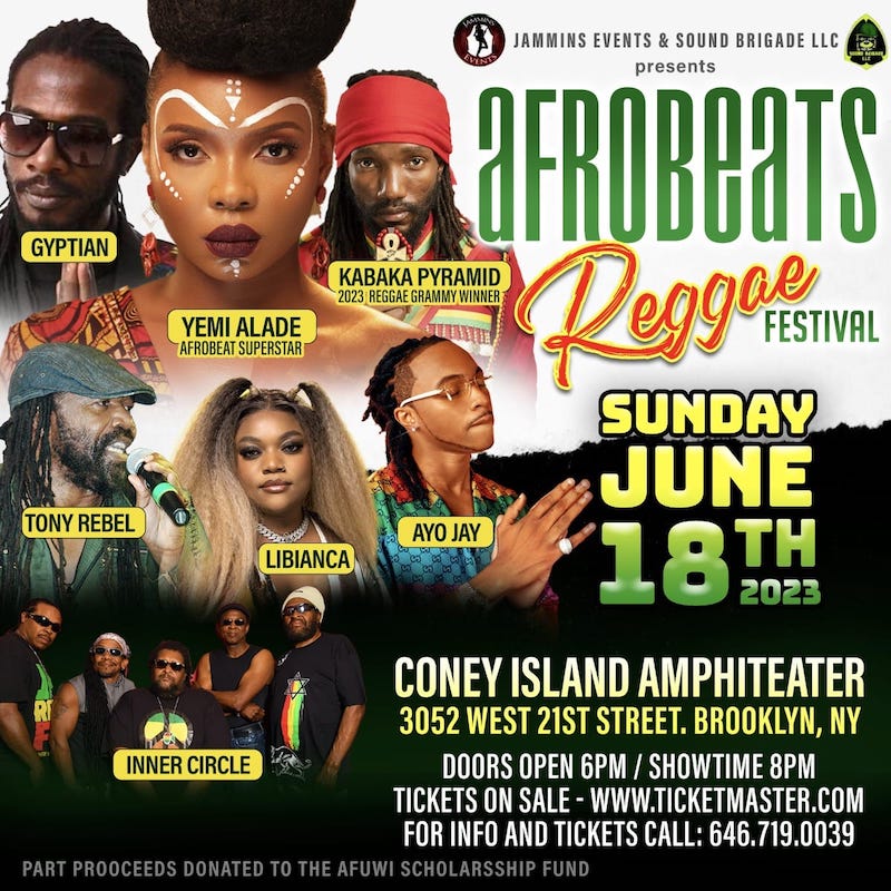 Cancelled Afrobeats Reggae Festival 2023