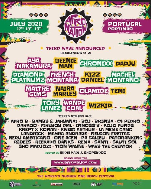 CANCELLED: Afro Nation - Portugal 2020