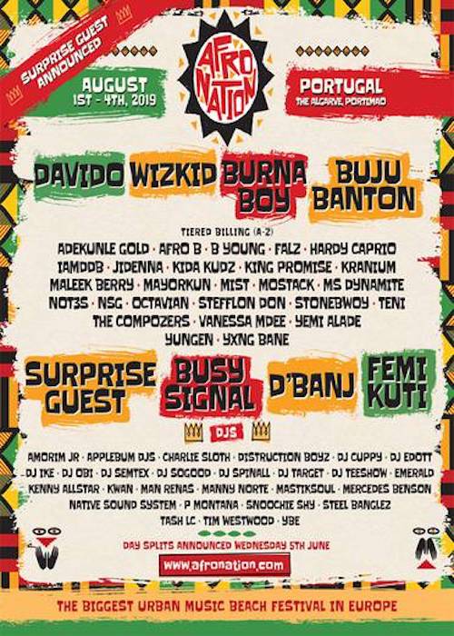 Afro Nation - Portugal 2019