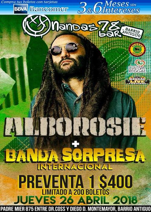 Alborosie 4-26-2018