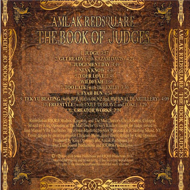 Amlak Redsquare - The Book Of Judges