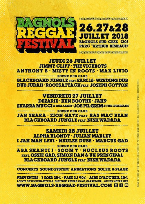 Bagnols Reggae Festival 2018