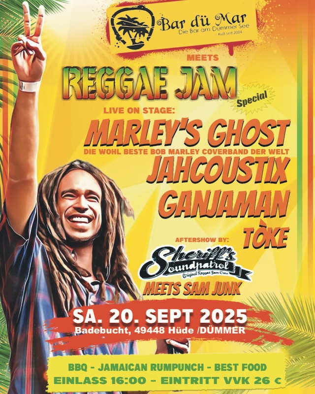 Bar DÜ Mar meets Reggae Jam 2025