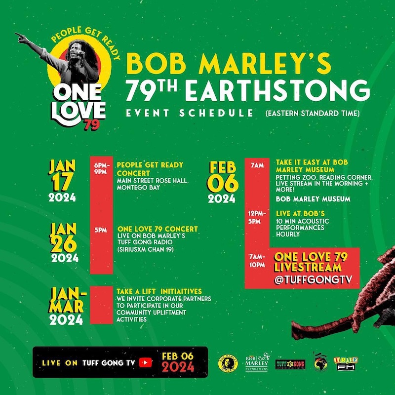 Bob Marley's 79th Earthstrong Celebration 2024