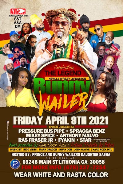 Celebrating Bunny Wailer 2021