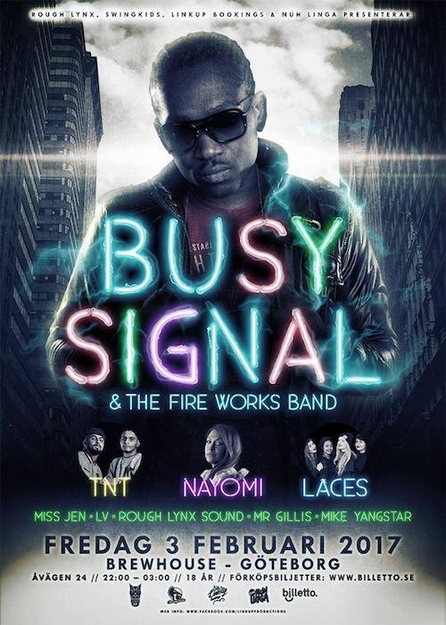 Busy Signal 2/3/2017
