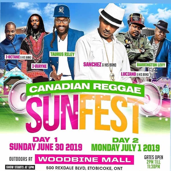 Canadian Reggae Sunfest 2019