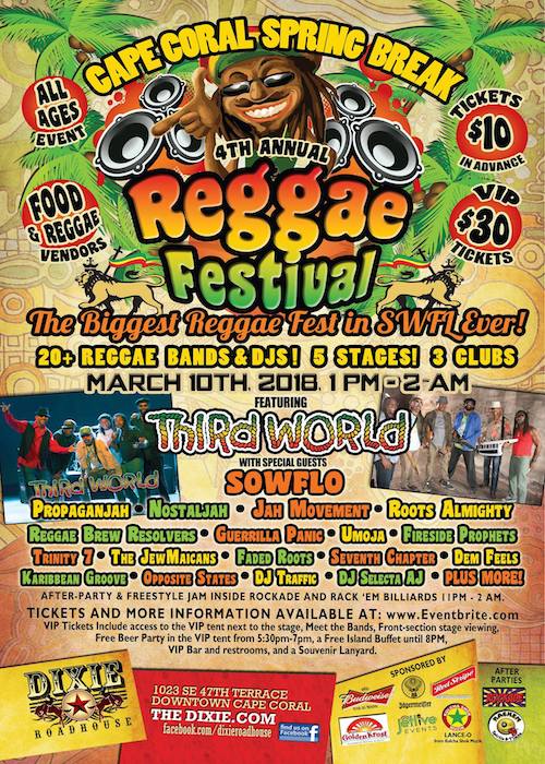 Cape Coral Springs Reggae Festival 2018