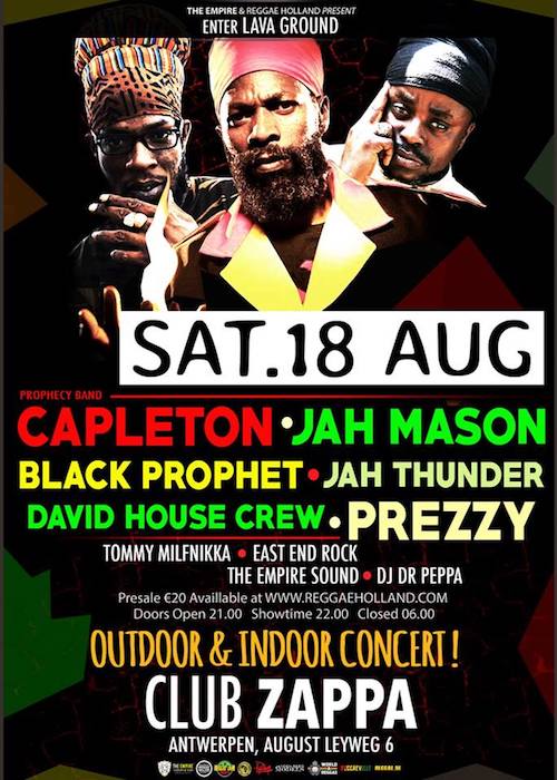 Outdoor Summer Reggae Party 2018