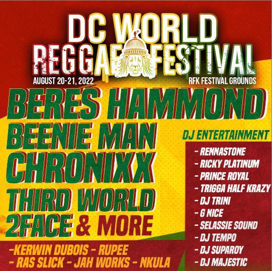 DC World Reggae Festival 2022