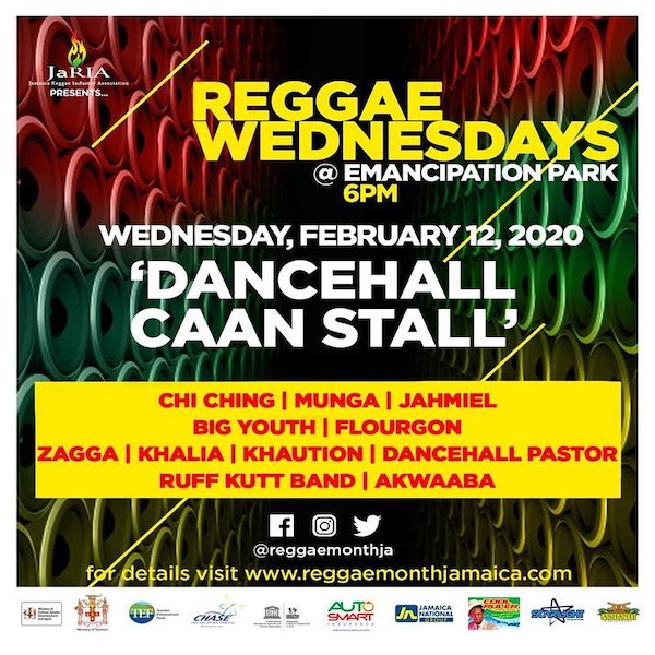 Reggae Wednesdays - Dancehall Caan Stall 2020