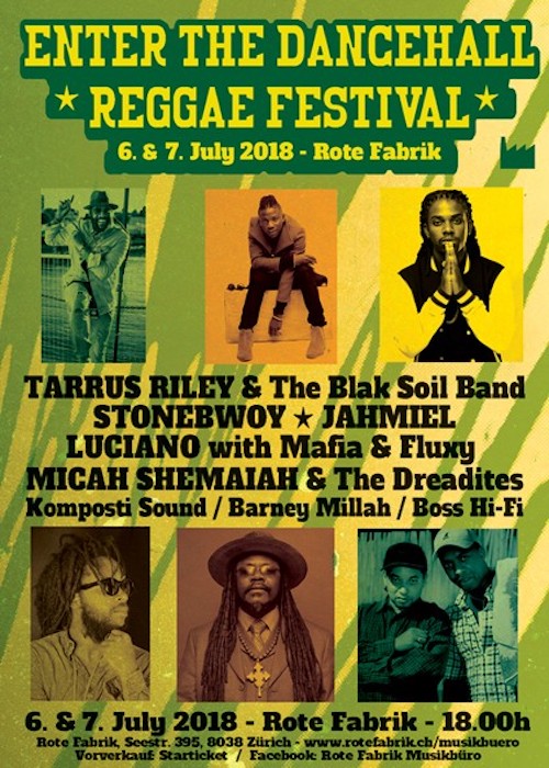 Enter The Dancehall Reggae Festival 2018