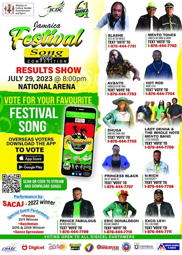 Jamaica Festival Song Competition 2023
