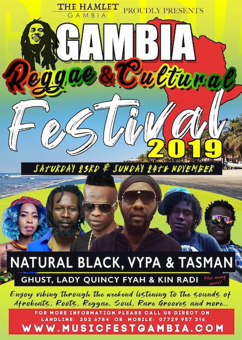 Gambia Cultural & Reggae Festival 2019