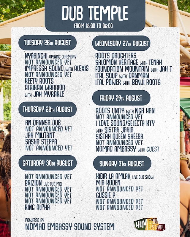 HIM Dub Festival 2025