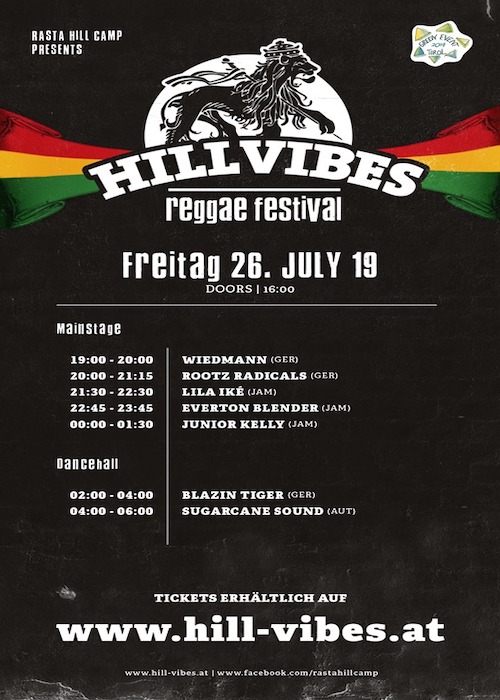 Hill Vibes Reggae Festival 2019