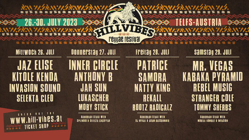 Hill Vibes Reggae Festival 2023