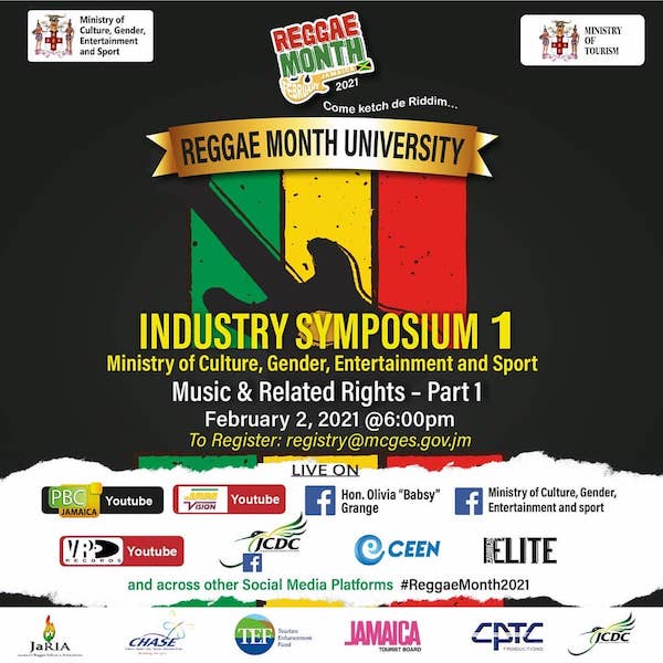 Reggae Month University - Industry Symposium #1 2021